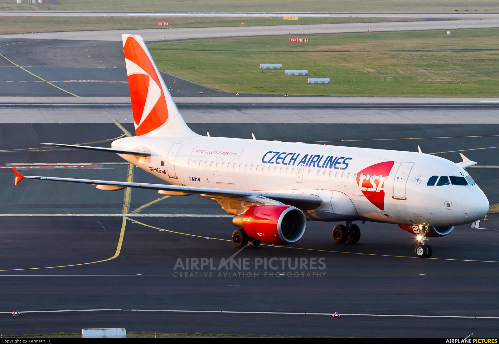 CSA - Czech Airlines OK-NEO aircraft at Düsseldorf