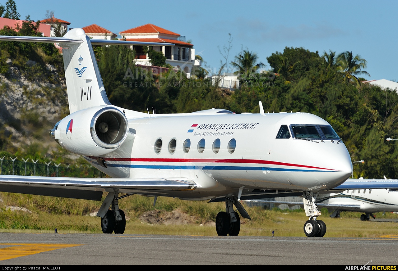 Netherlands - Air Force V-11 aircraft at Sint Maarten - Princess Juliana Intl