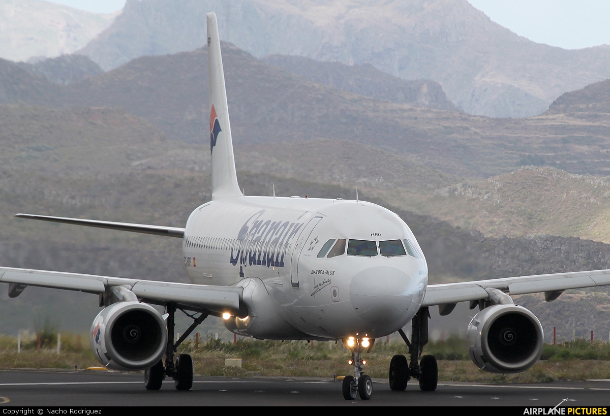 Spanair EC-HRP aircraft at Tenerife Norte - Los Rodeos