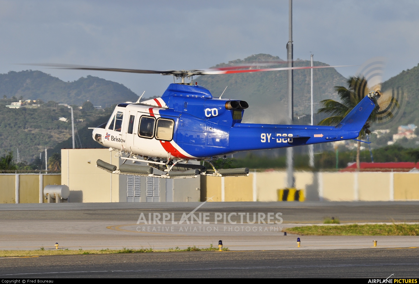 Bristow Helicopters 9Y-BCO aircraft at Sint Maarten - Princess Juliana Intl