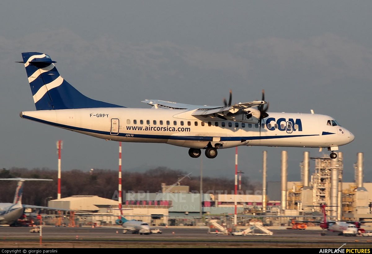 CCM Airlines F-GRPY aircraft at Milan - Malpensa