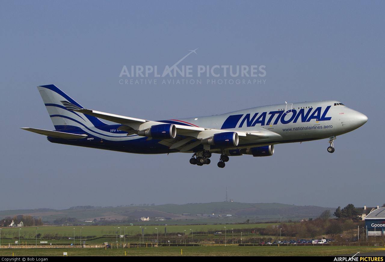 National Airlines N949CA aircraft at Prestwick