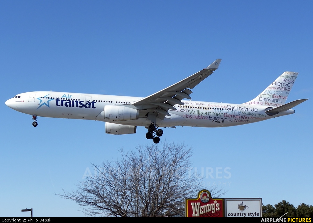 Air Transat C-GKTS aircraft at Toronto - Pearson Intl, ON