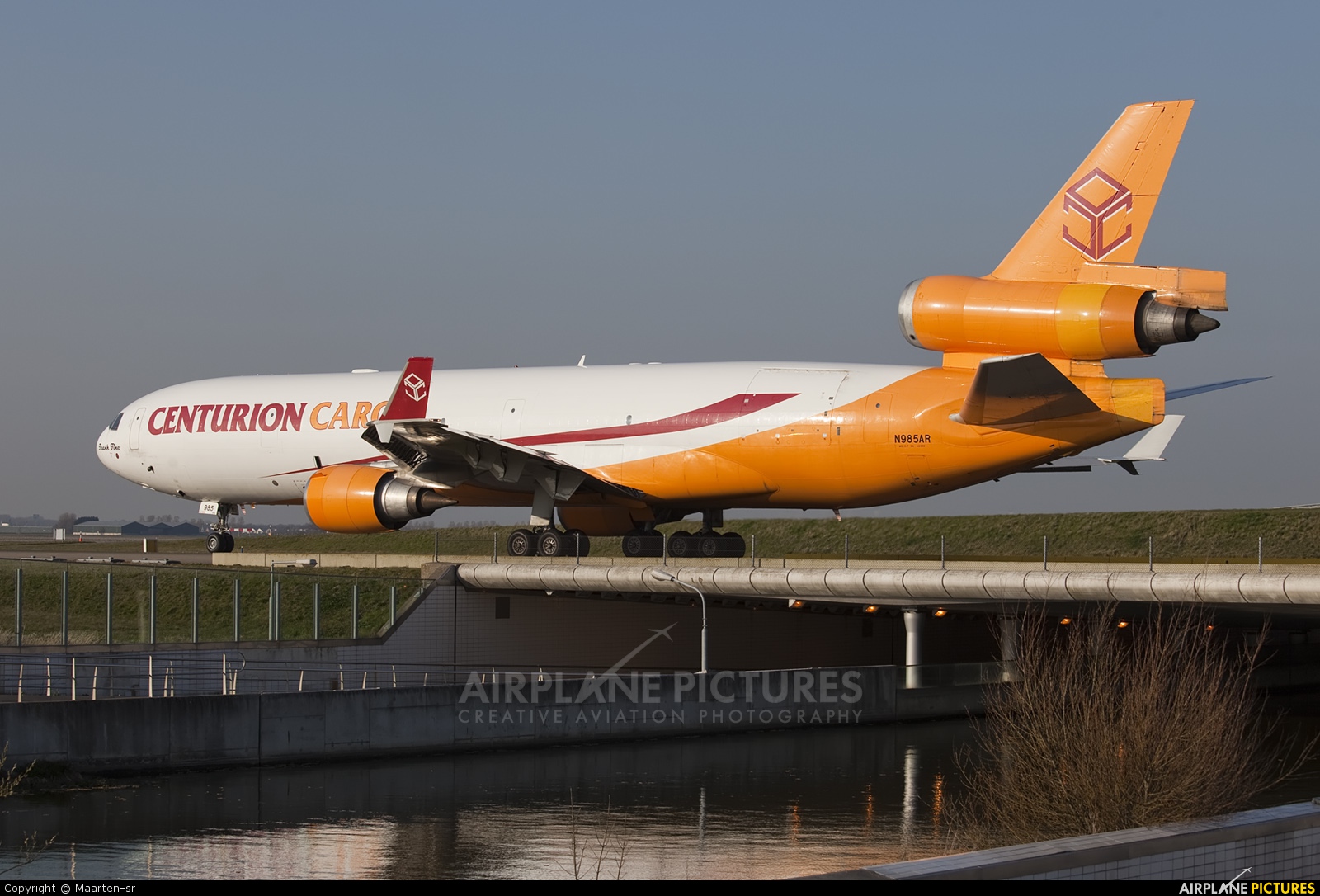 Centurion Air Cargo N985AR aircraft at Amsterdam - Schiphol