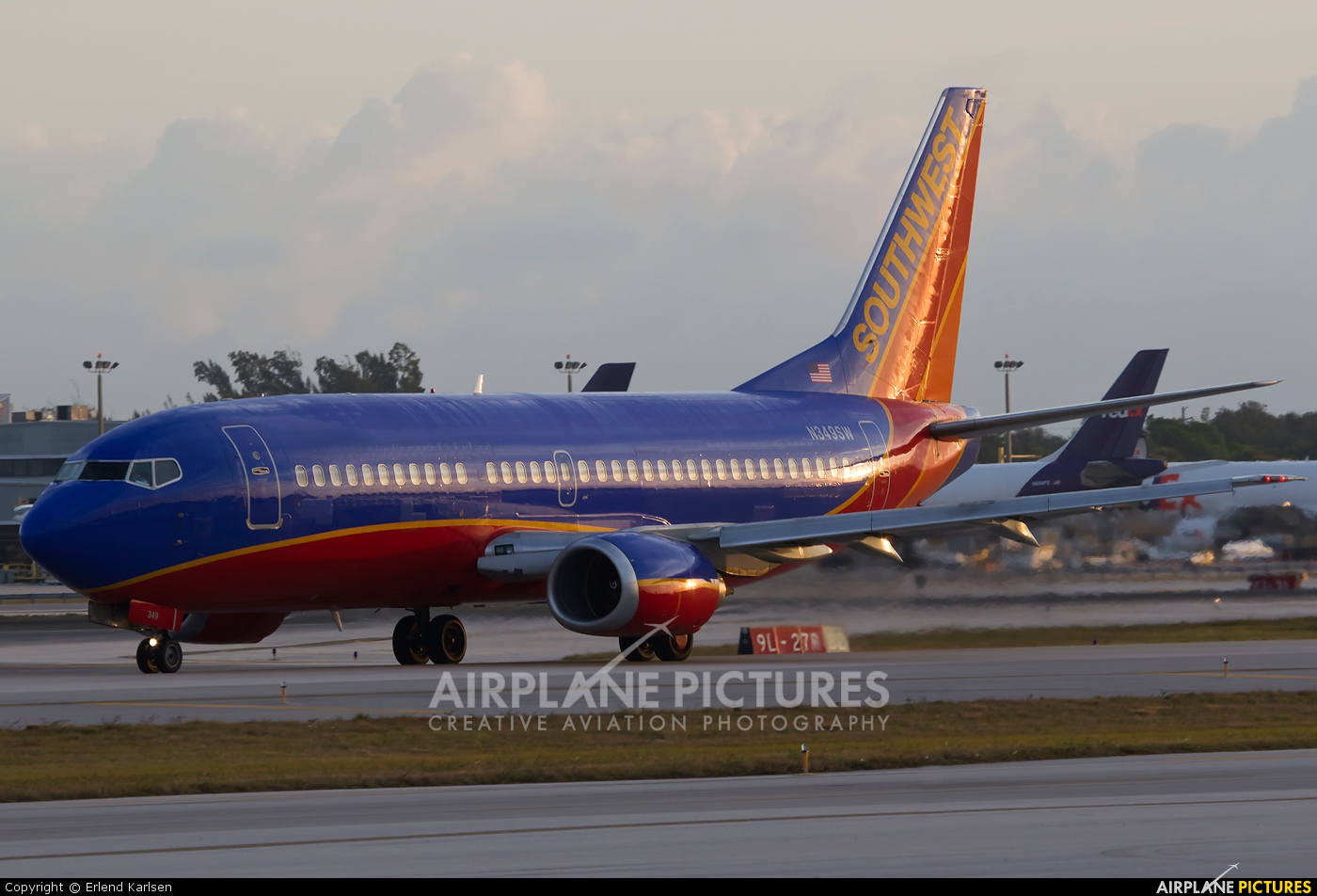 Southwest Airlines N349SW aircraft at Fort Lauderdale - Hollywood Intl
