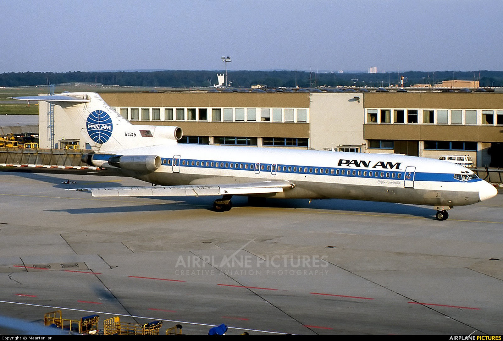Pan Am N4745 aircraft at Frankfurt