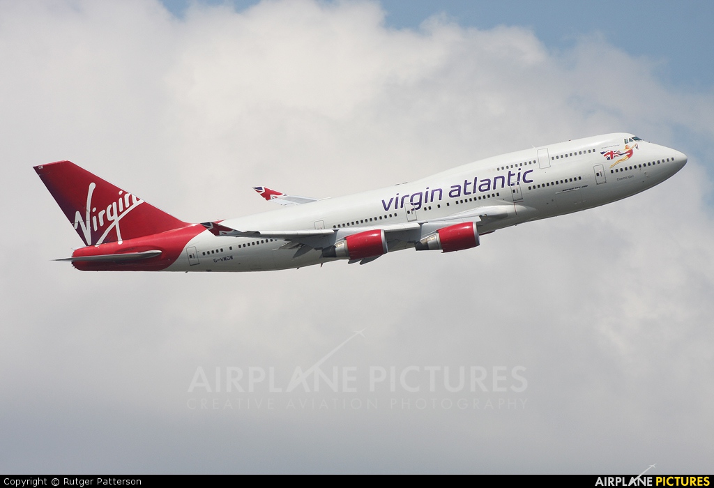 Virgin Atlantic G-VWOW aircraft at London - Heathrow