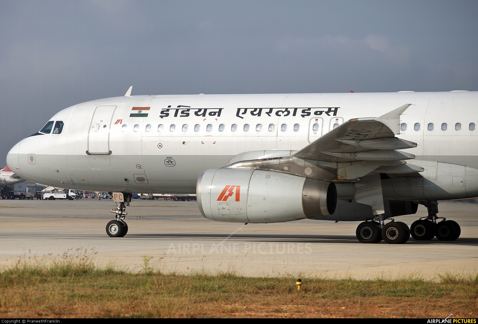 Indian Airlines VT-EPC aircraft at Bangalore - Bengaluru Intl
