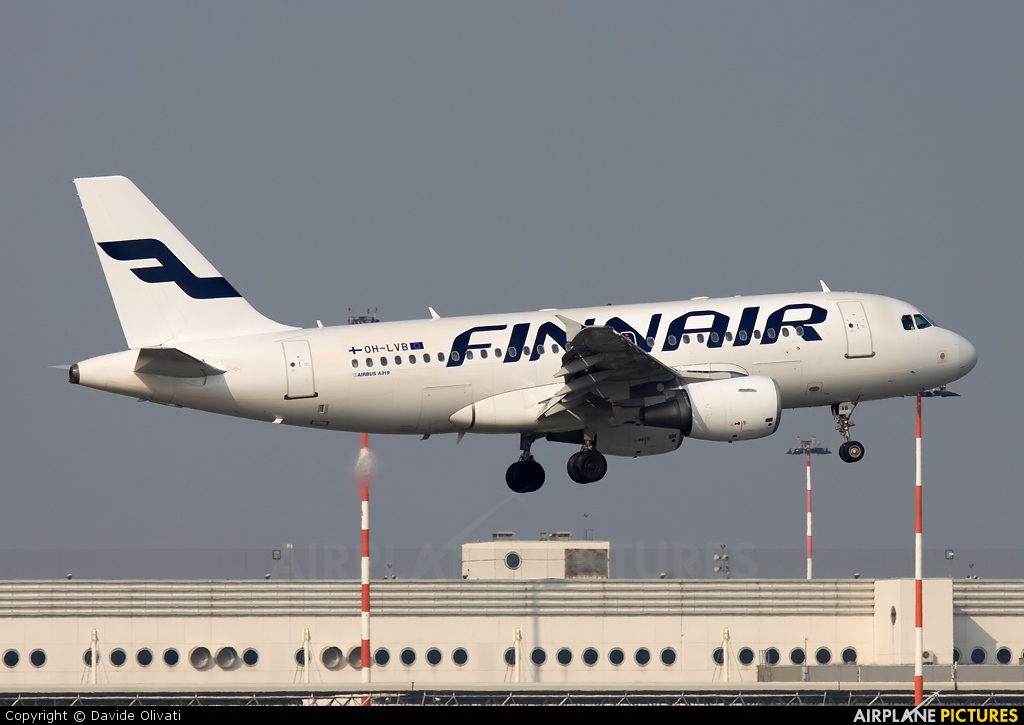 Finnair OH-LVB aircraft at Milan - Malpensa