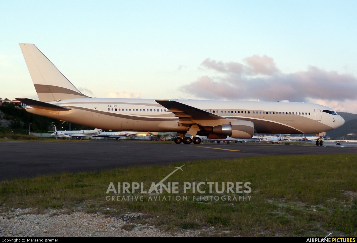 Private P4-MES aircraft at Sint Maarten - Princess Juliana Intl