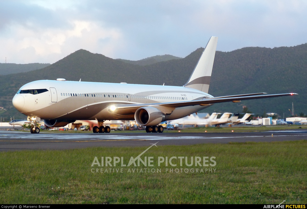 Private P4-MES aircraft at Sint Maarten - Princess Juliana Intl