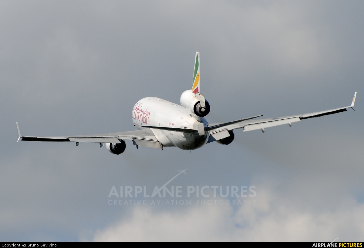 Ethiopian Cargo ET-AML aircraft at Liège-Bierset