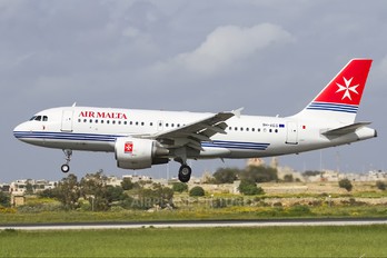 9H-AEG - Air Malta Airbus A319