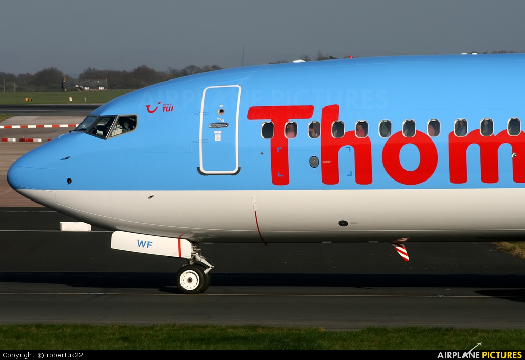 Thomson/Thomsonfly G-TAWF aircraft at Manchester