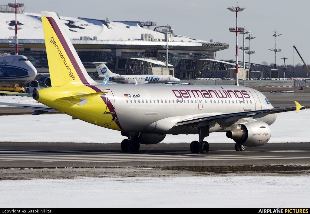 Germanwings D-AKNR aircraft at Moscow - Vnukovo