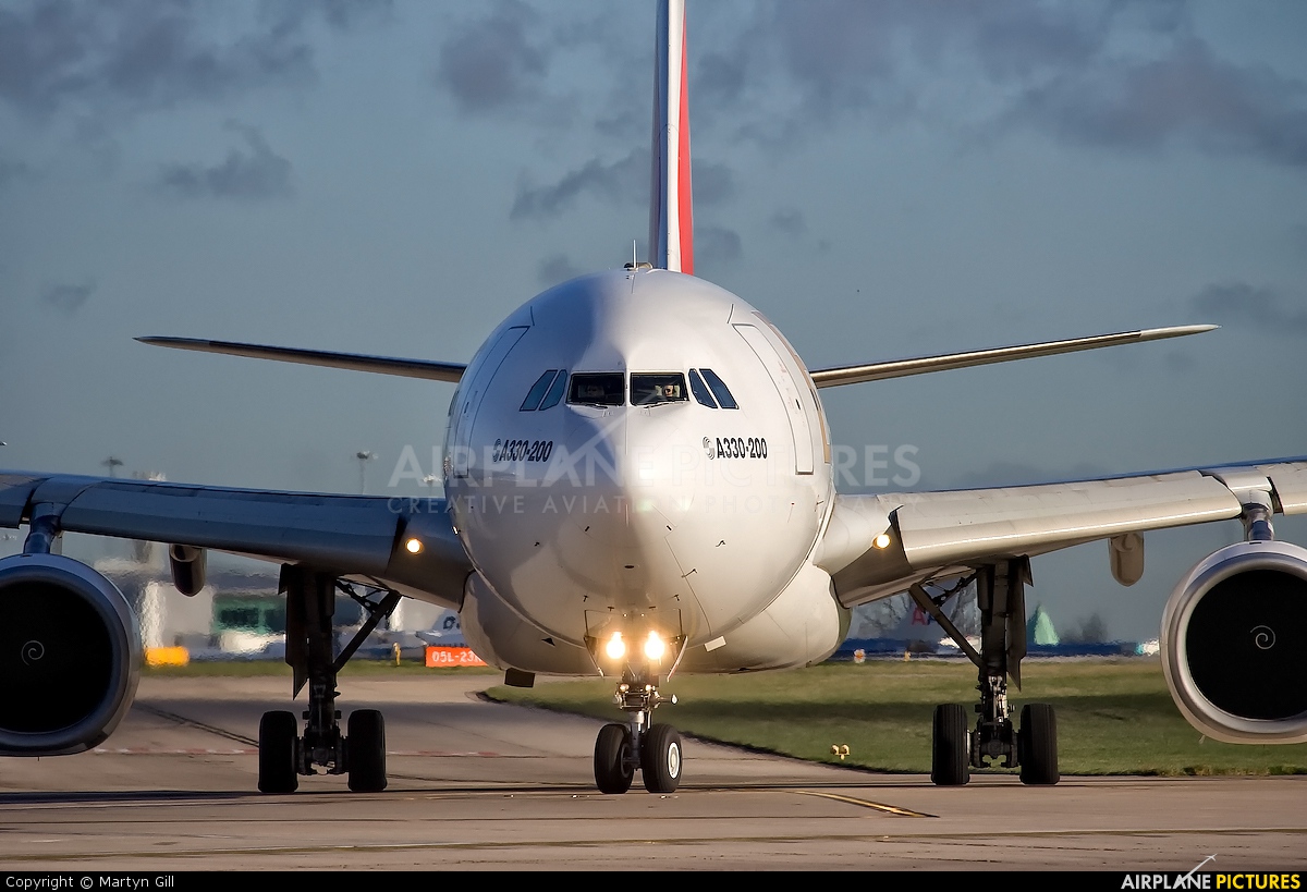 Emirates Airlines A6-EKW aircraft at Manchester