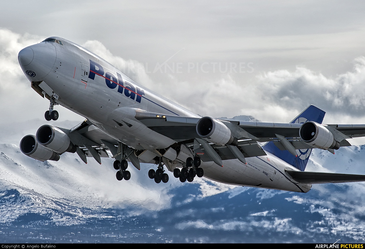 Polar Air Cargo N416MC aircraft at Anchorage - Ted Stevens Intl / Kulis Air National Guard Base