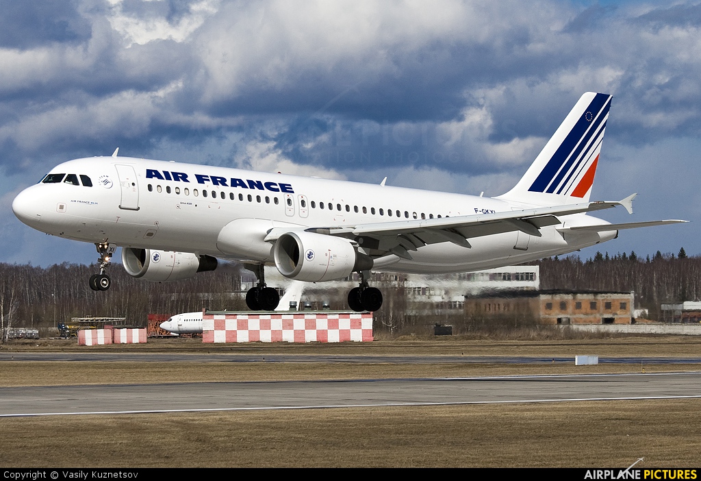 Air France F-GFKI aircraft at Moscow - Sheremetyevo
