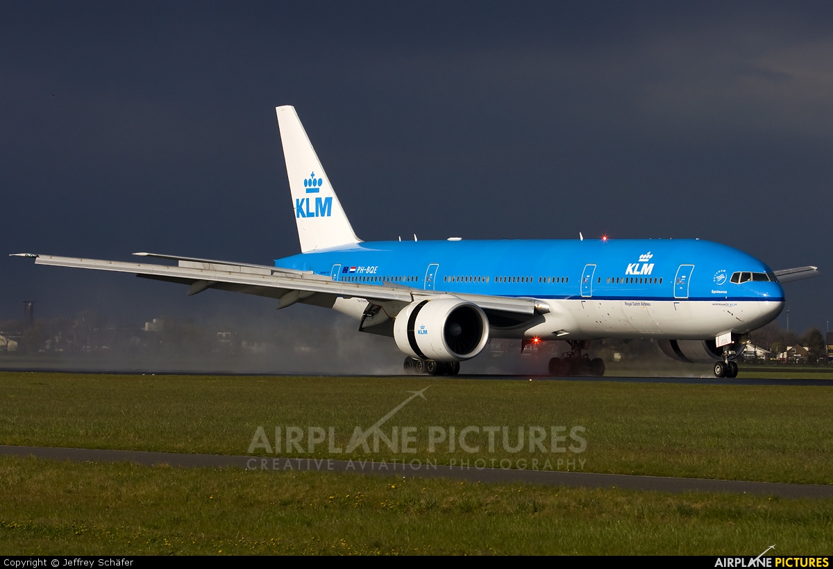 KLM PH-BQE aircraft at Amsterdam - Schiphol