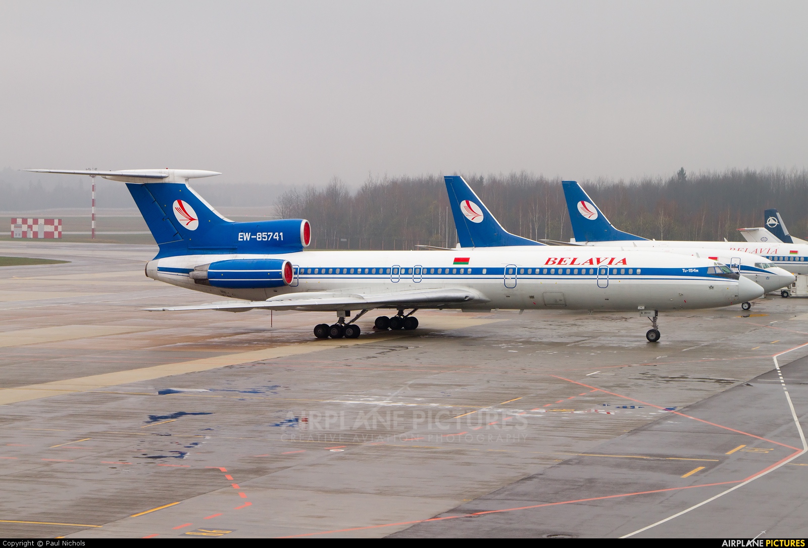 Belavia EW-85741 aircraft at Minsk Intl