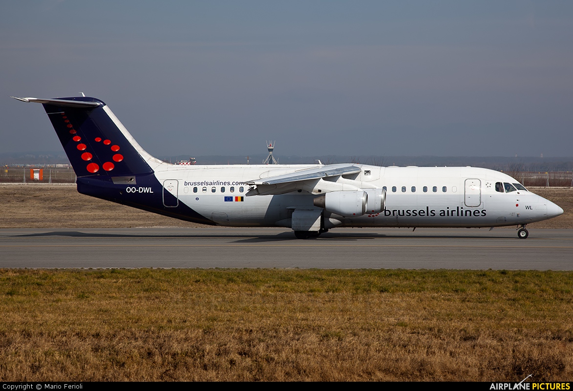 Brussels Airlines OO-DWL aircraft at Milan - Malpensa