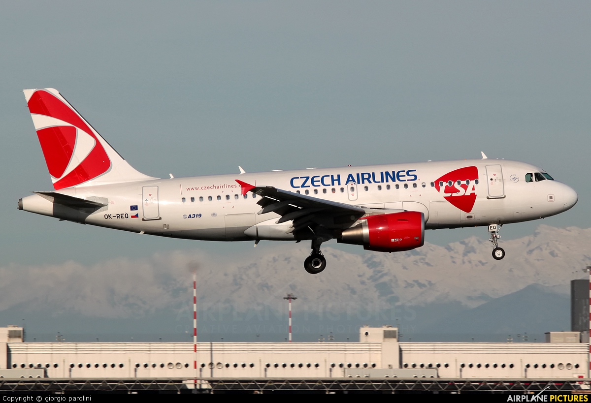 CSA - Czech Airlines OK-REQ aircraft at Milan - Malpensa