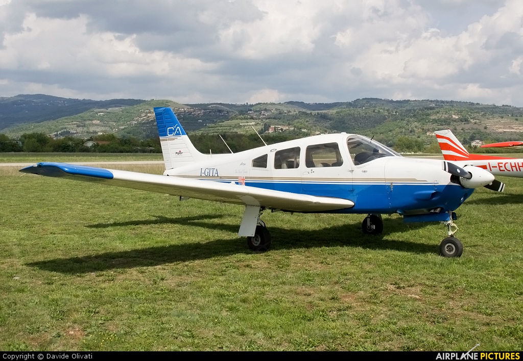 Private I-GITA aircraft at Verona - Boscomantico