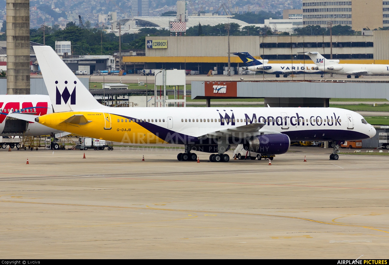 Monarch Airlines G-DAJB aircraft at Rio de Janeiro/Galeão Intl - Antonio Carlos Jobim