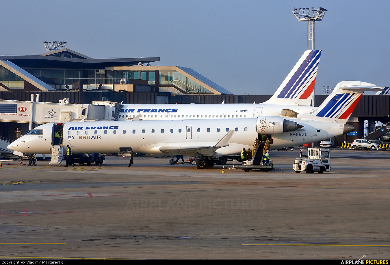 Air France - Brit Air F-GRZC aircraft at Paris - Orly