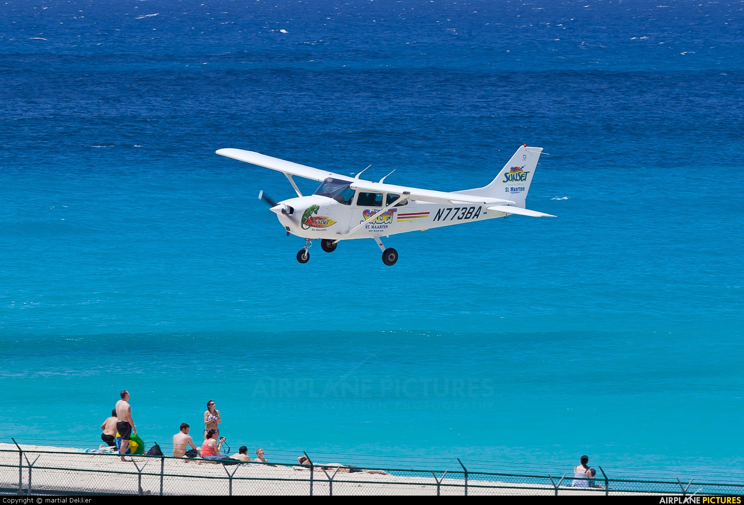 Private N773BA aircraft at Sint Maarten - Princess Juliana Intl