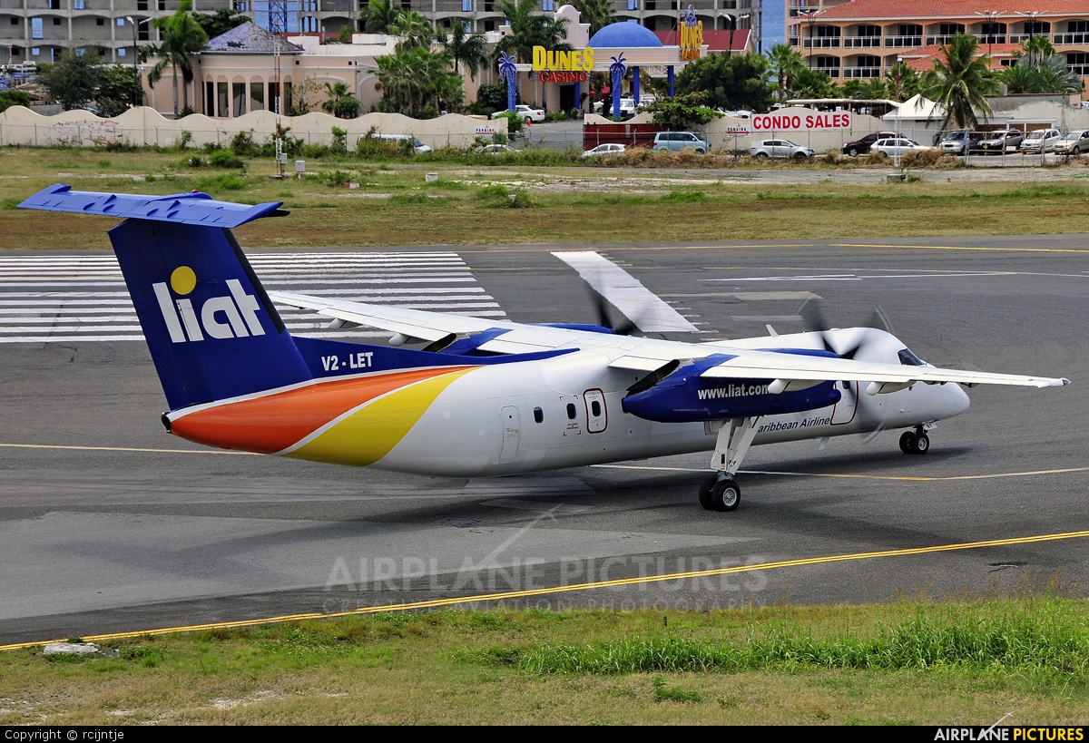 LIAT V2-LET aircraft at Sint Maarten - Princess Juliana Intl