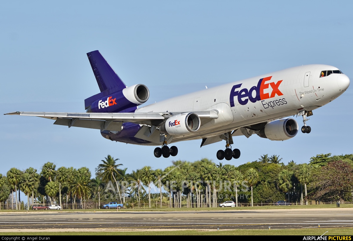 FedEx Federal Express N570FE aircraft at Aguadilla - Raphael Hernandez (Borinquen Field)