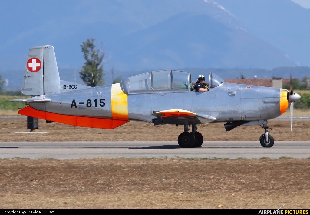 Private HB-RCQ aircraft at Brescia - Montichiari