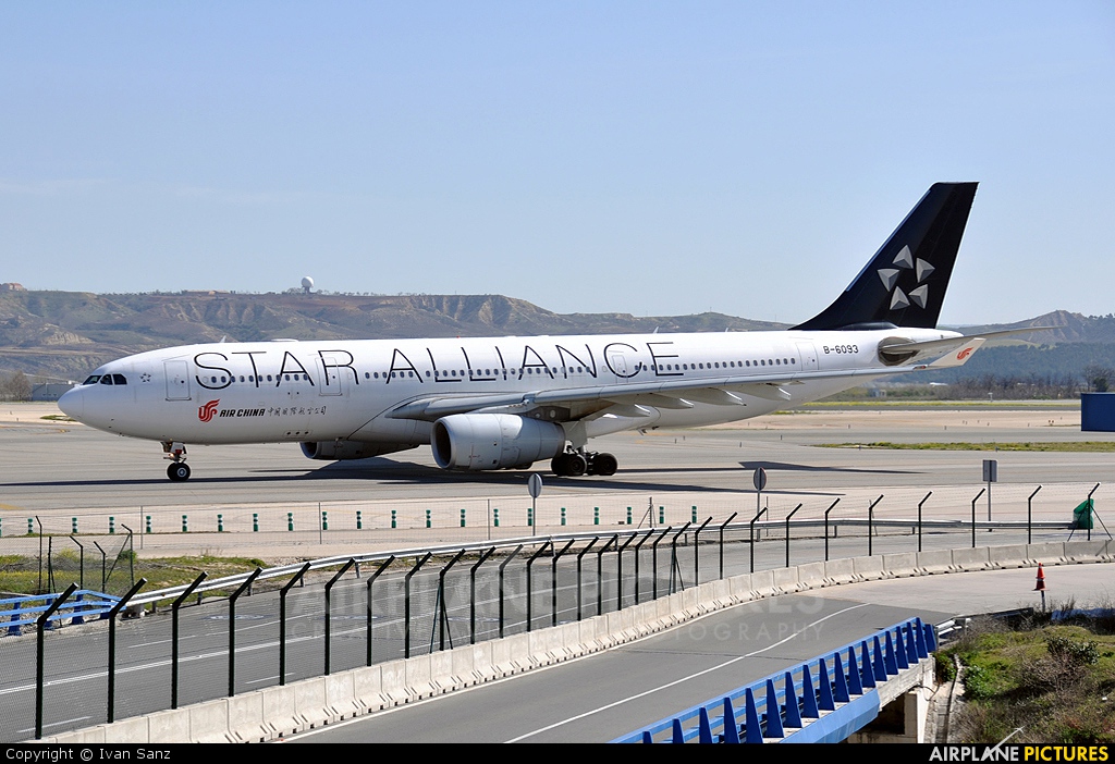 Air China B-6093 aircraft at Madrid - Barajas