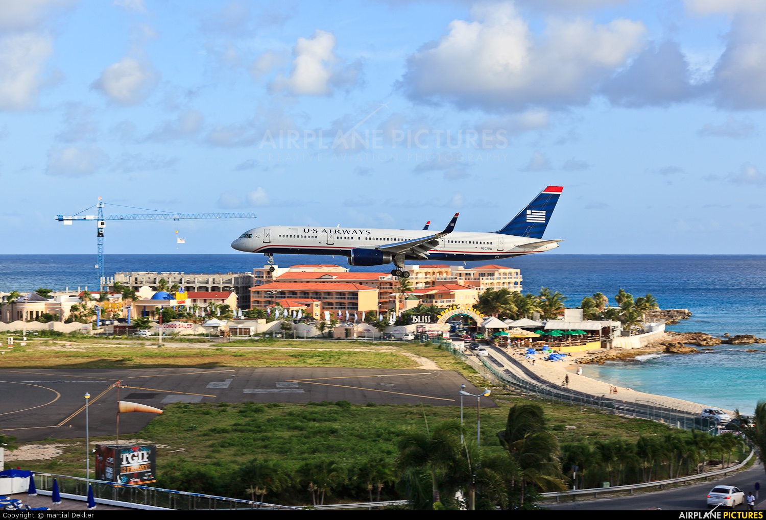 US Airways N202UW aircraft at Sint Maarten - Princess Juliana Intl