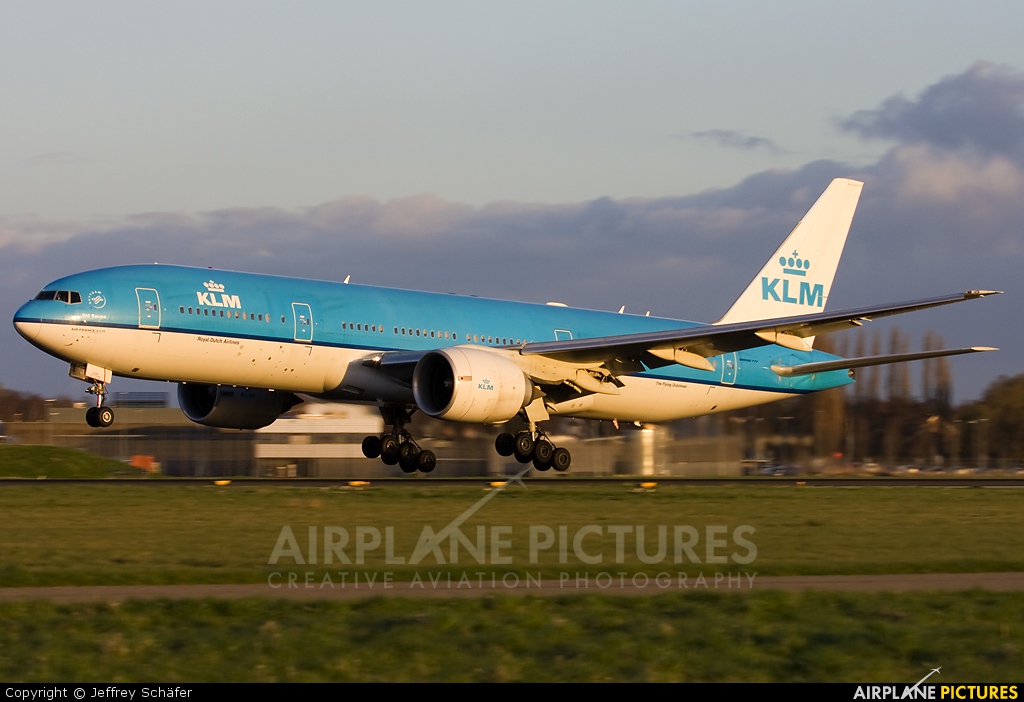 KLM PH-BQO aircraft at Amsterdam - Schiphol