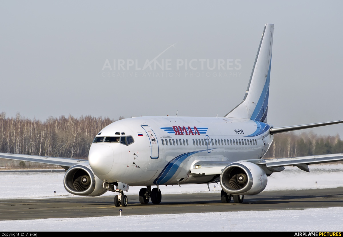 Yamal Airlines VQ-BAB aircraft at Tyumen-Roschino