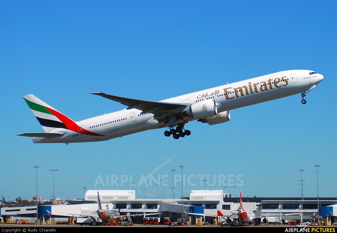 Emirates Airlines A6-EBB aircraft at Sydney - Kingsford Smith Intl, NSW
