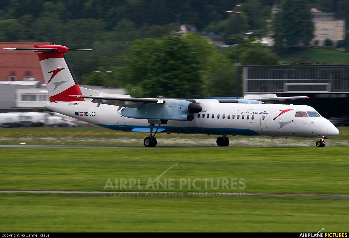 Brussels Airlines OE-LGC aircraft at Innsbruck