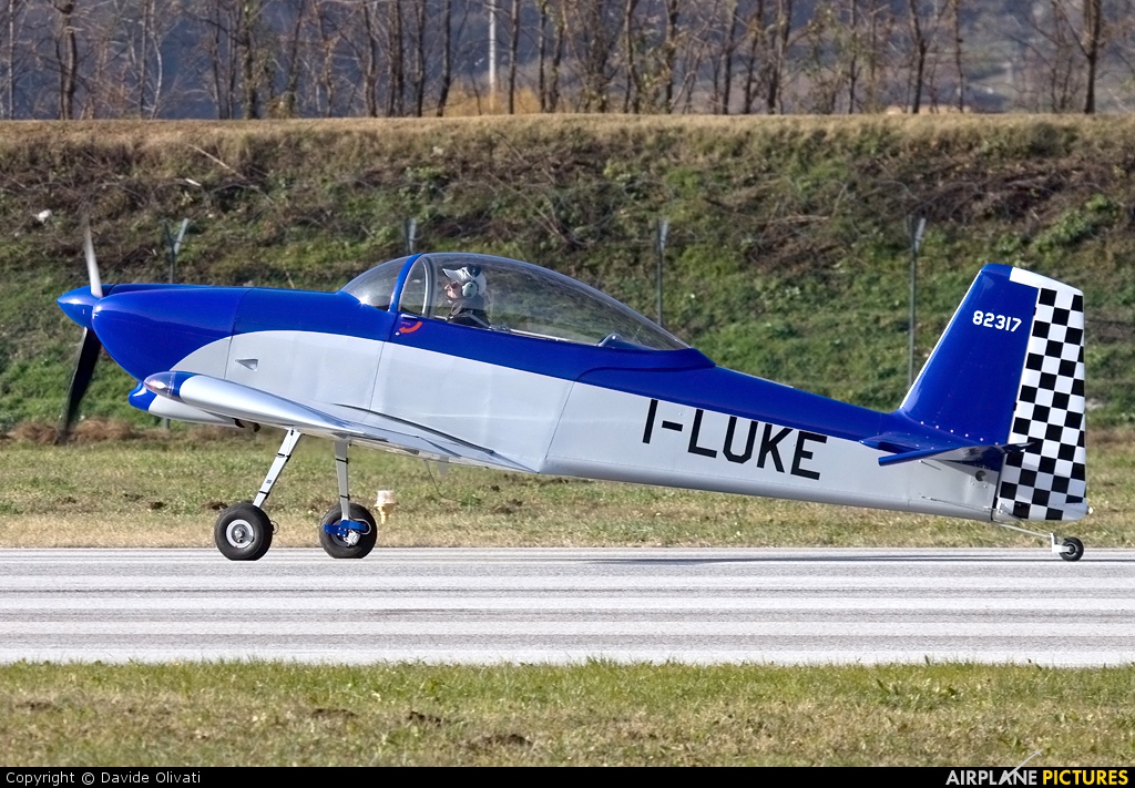 Private I-LUKE aircraft at Trento - Mattarello