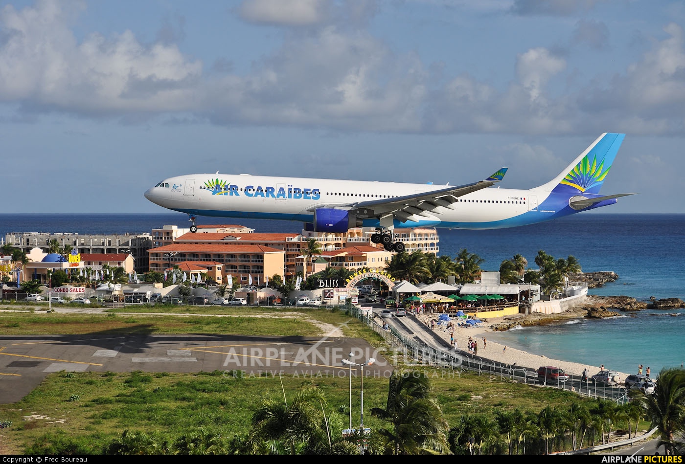 Air Caraibes F-OONE aircraft at Sint Maarten - Princess Juliana Intl
