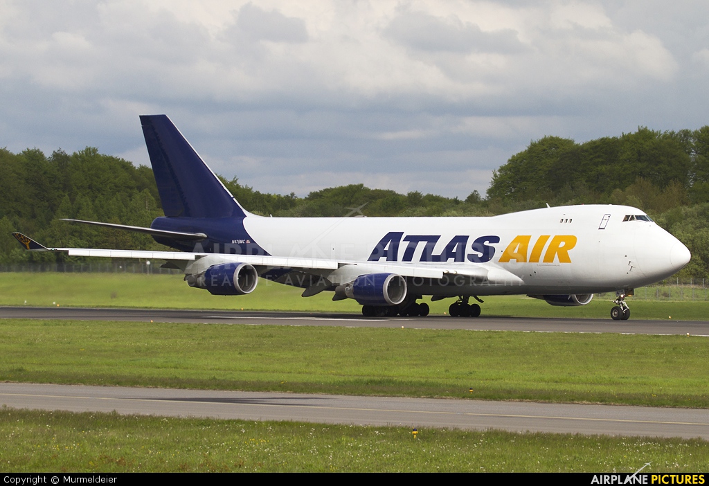 Atlas Air N475MC aircraft at Luxembourg - Findel