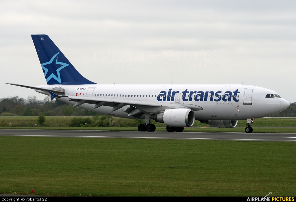 Air Transat C-GPAT aircraft at Manchester