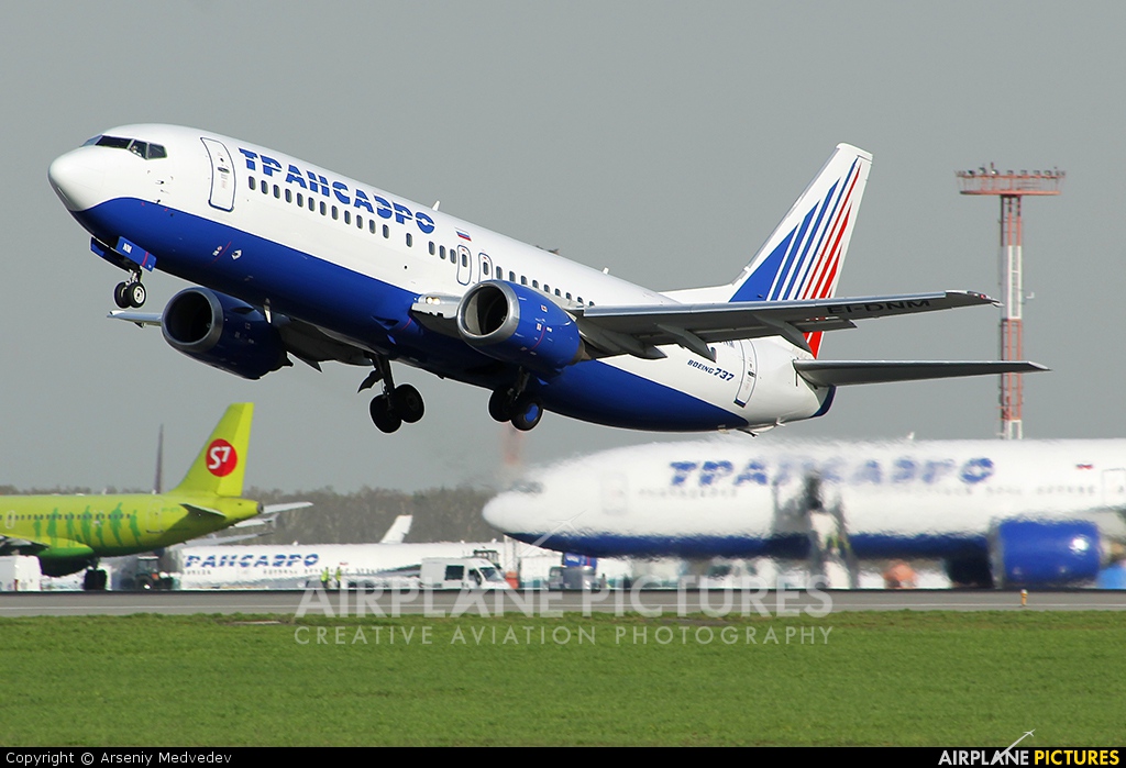 Transaero Airlines EI-DNM aircraft at Moscow - Domodedovo