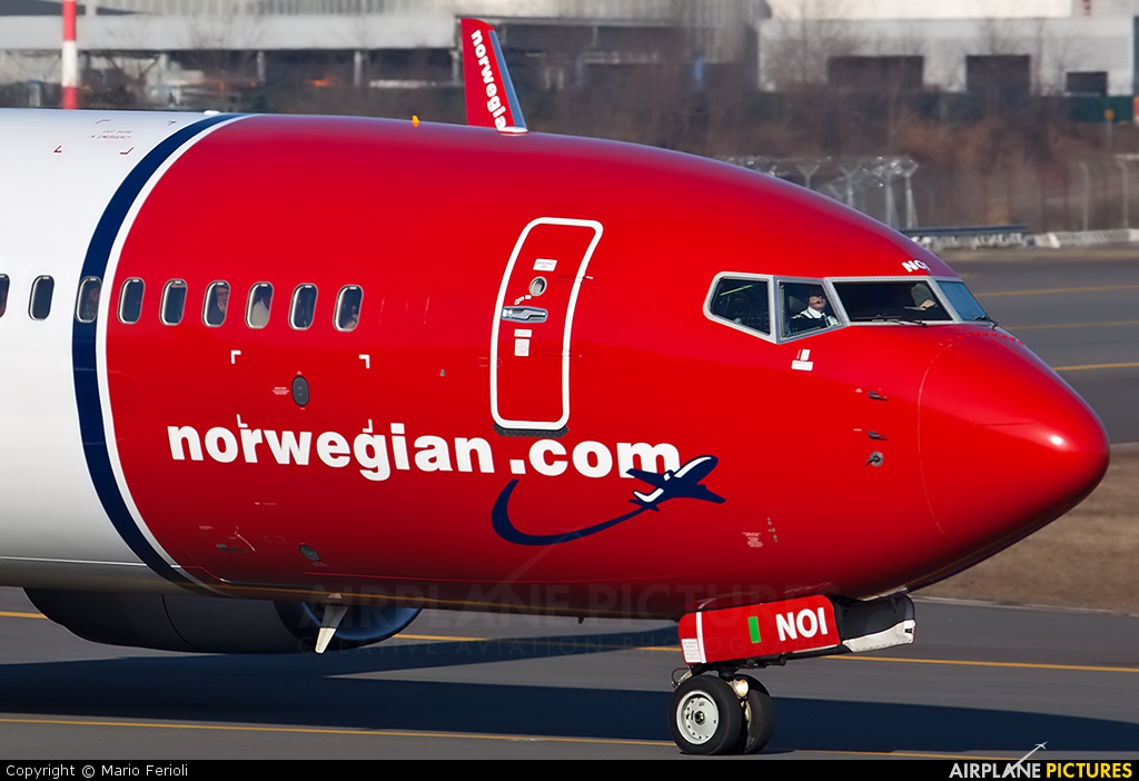 Norwegian Air Shuttle LN-NOI aircraft at Milan - Malpensa