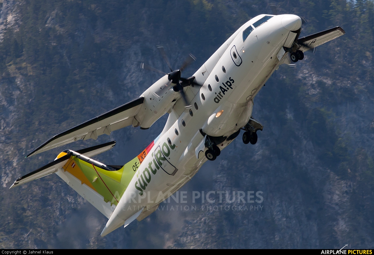 Air Alps OE-LKB aircraft at Innsbruck