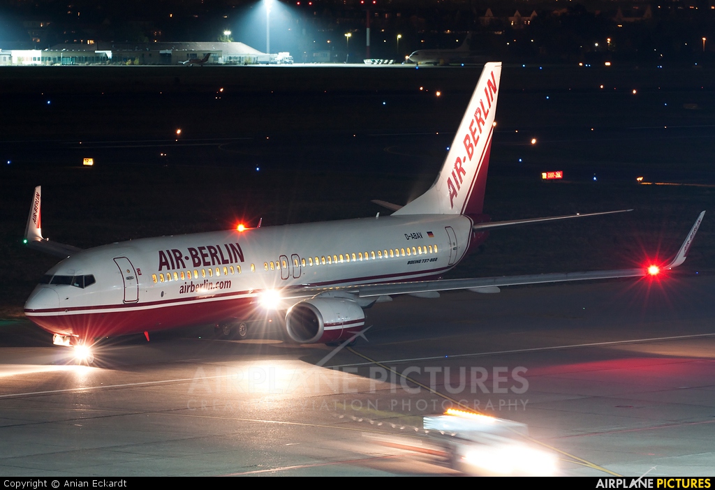 Air Berlin D-ABAV aircraft at Berlin - Tegel