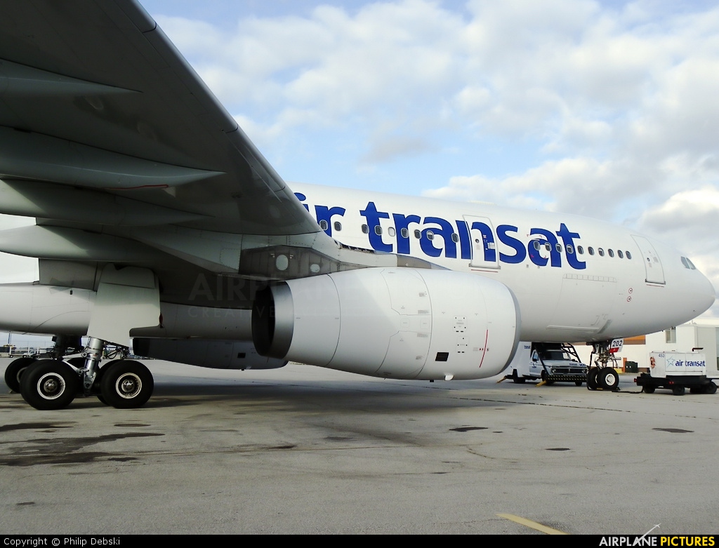 Air Transat C-GTSZ aircraft at Toronto - Pearson Intl, ON