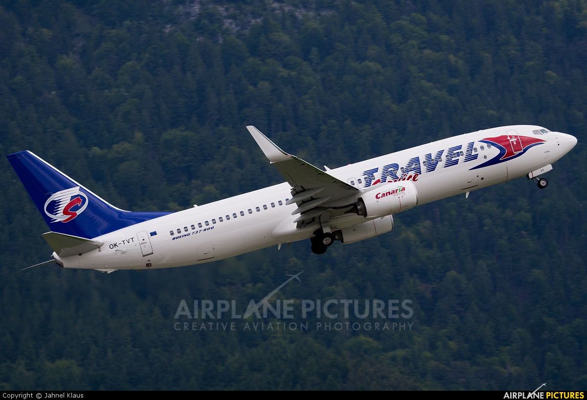 Travel Service OK-TVT aircraft at Innsbruck