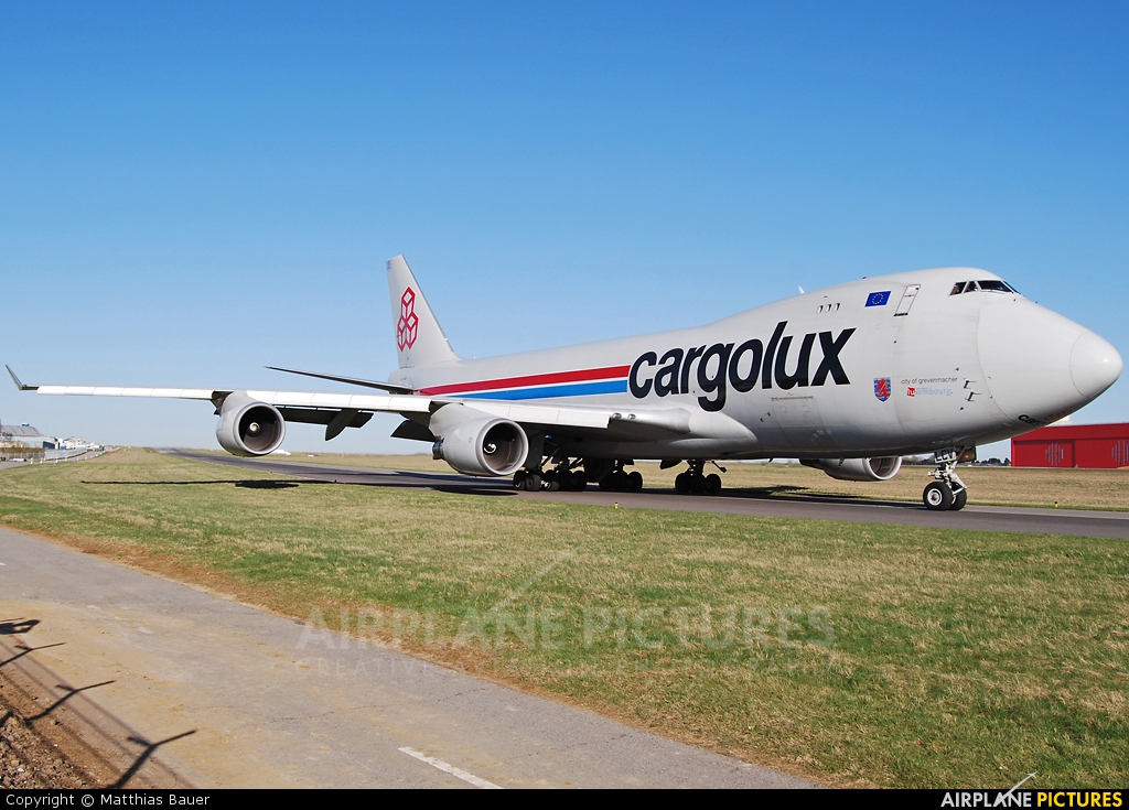 Cargolux LX-LCV aircraft at Luxembourg - Findel